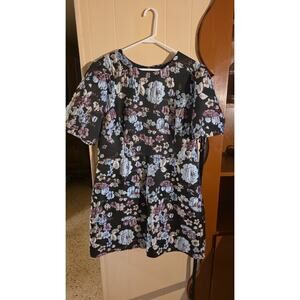 Gal Meets Glam Anthropologie Presley Floral Jacquard Dress 18 Multicolor Mini